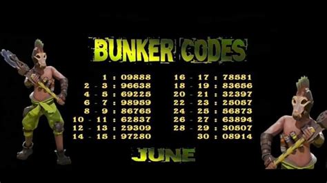 ldoe bunker alfa code